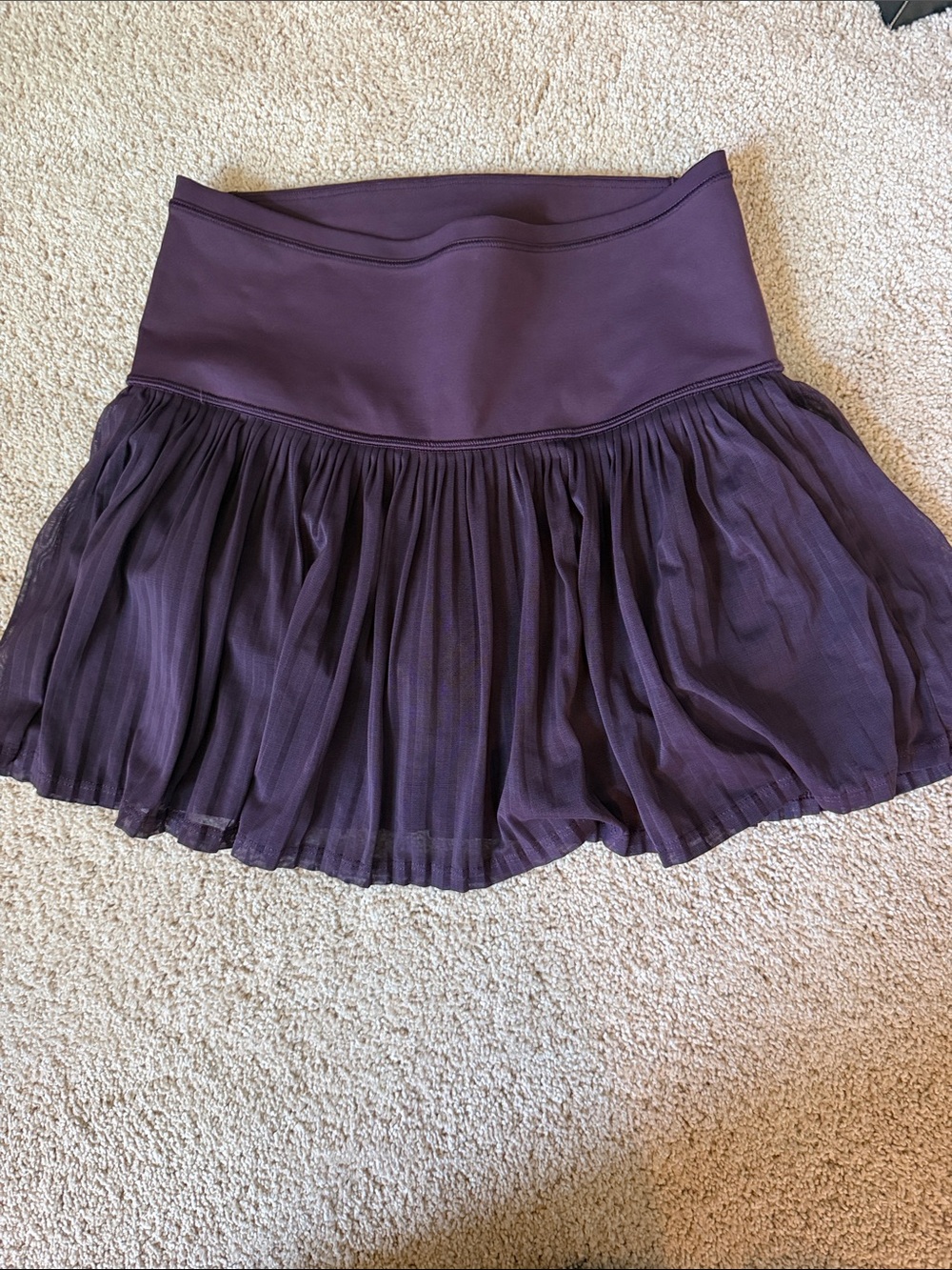 Athleta Purple Pleated Tennis Skirt